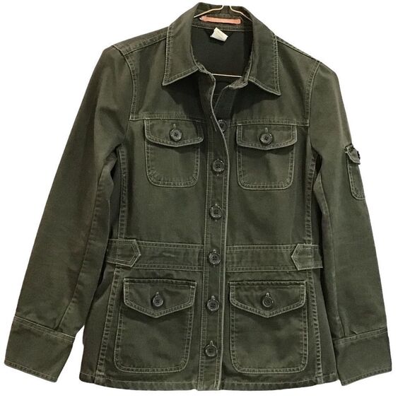 J. Crew Jackets & Blazers - Cargo Jacket, Green, J. Crew, Size XS